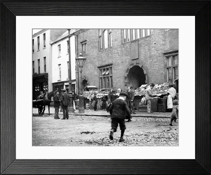 Framed Print : Market, Killarney, Ireland, Victorian period Framed Print : Market, Killarney, Ireland, Victorian period