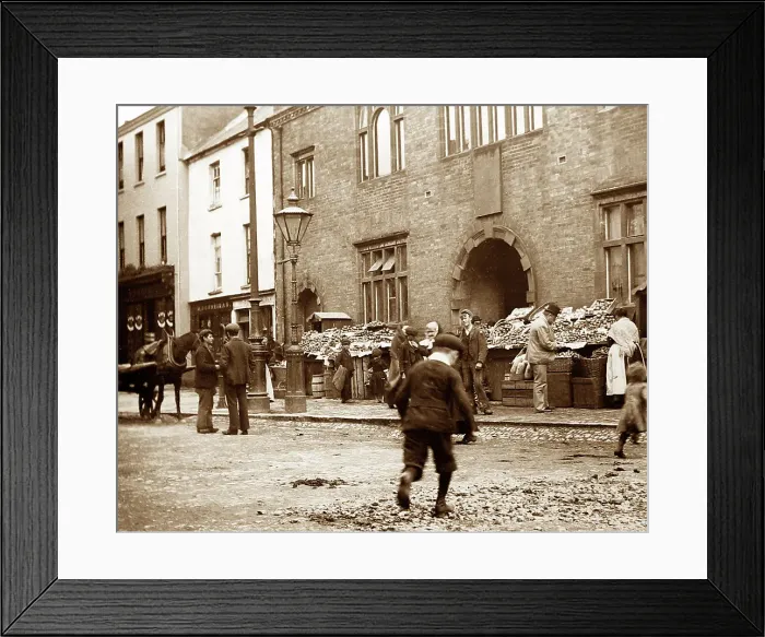 Framed Print : Market, Killarney, Ireland, Victorian period Framed Print : Market, Killarney, Ireland, Victorian period