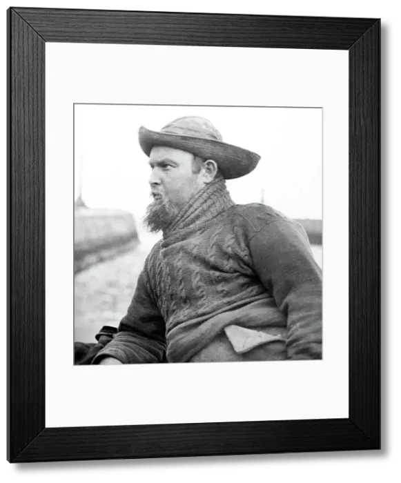 Framed Print : A Whitby Skipper, Victorian period Framed Print : A Whitby Skipper, Victorian period