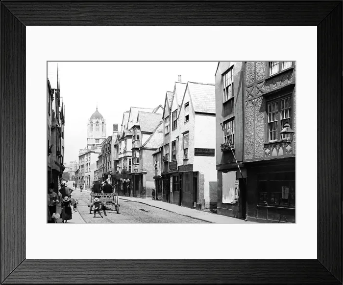 Framed Print : St. Aldates Street, Oxford, Victorian period Framed Print : St. Aldates Street, Oxford, Victorian period