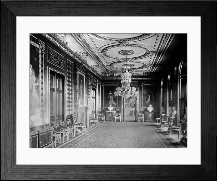Framed Print : Throne Room, Windsor Castle, Victorian period Framed Print : Throne Room, Windsor Castle, Victorian period