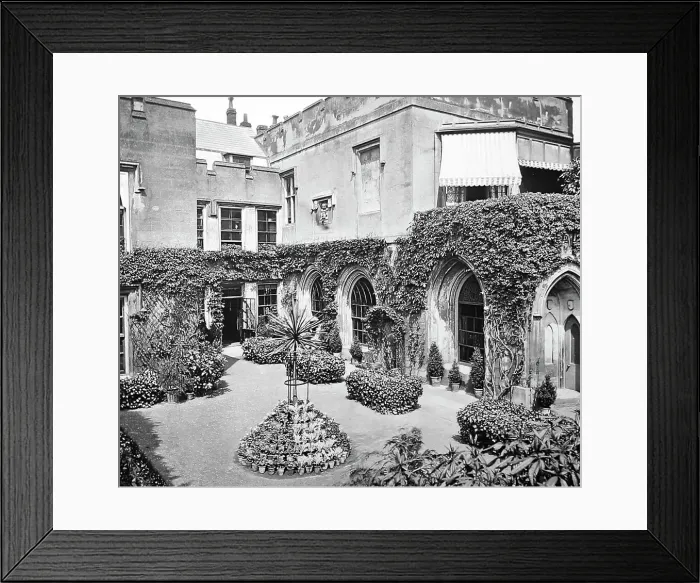 Framed Print : The Garden, Windsor Castle, Victorian period Framed Print : The Garden, Windsor Castle, Victorian period