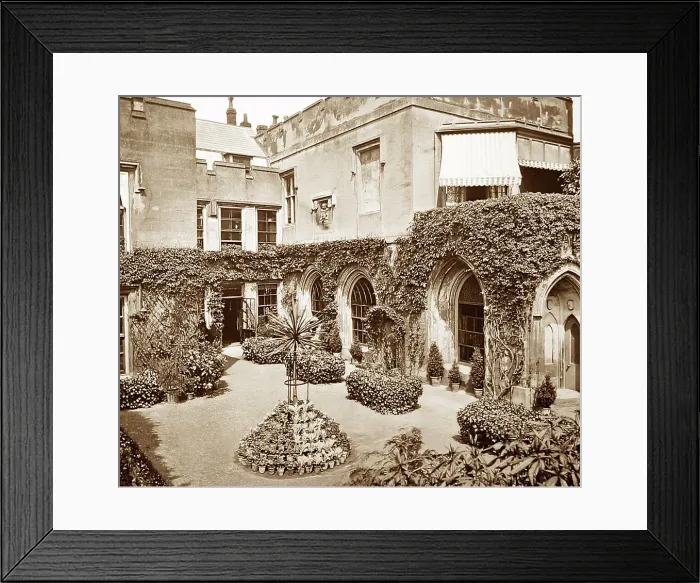 Framed Print : The Garden, Windsor Castle, Victorian period Framed Print : The Garden, Windsor Castle, Victorian period