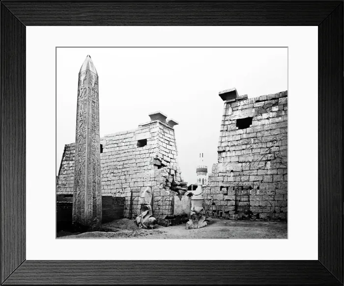 Framed Print : Obelisk at Thebes, Egypt, Victorian period Framed Print : Obelisk at Thebes, Egypt, Victorian period