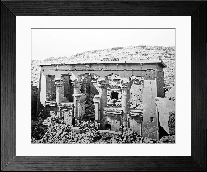Framed Print : Great Temple, Kalabshee, Egypt, Victorian period Framed Print : Great Temple, Kalabshee, Egypt, Victorian period