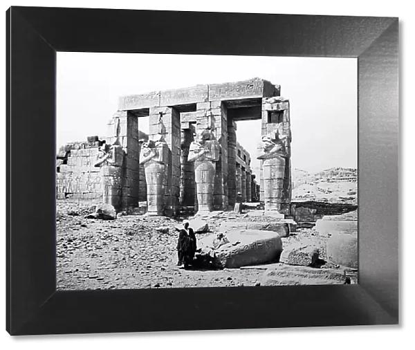 The Ramesseum, Thebes, Egypt, Victorian period