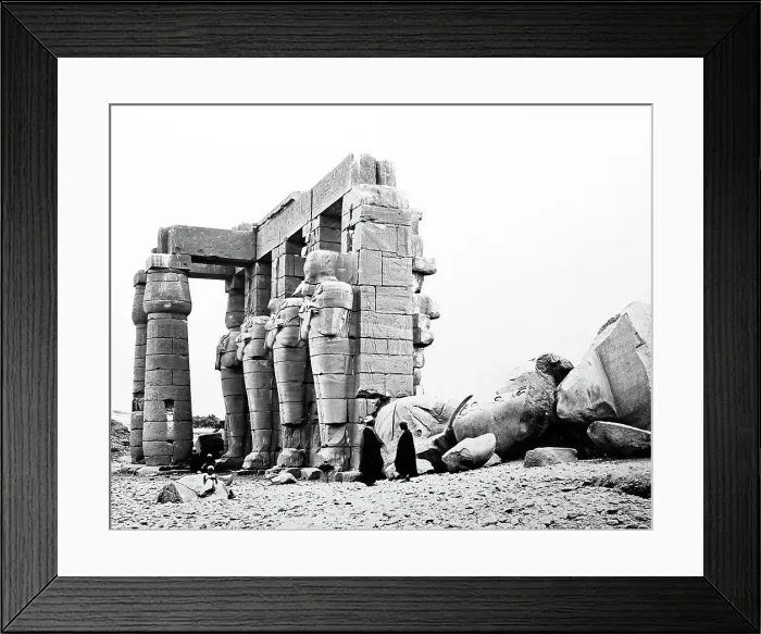 Framed Print : The Ramesseum, Thebes, Egypt, Victorian period Framed Print : The Ramesseum, Thebes, Egypt, Victorian period