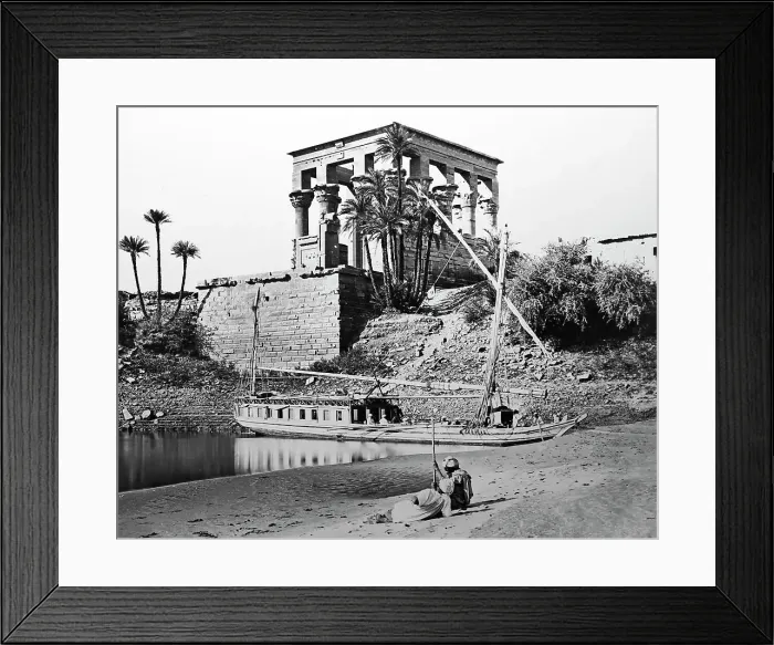 Framed Print : Philae, Egypt, Victorian period Framed Print : Philae, Egypt, Victorian period