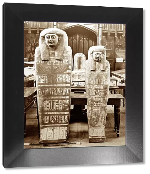 Mummies in the Cairo Museum, Egypt, Victorian period