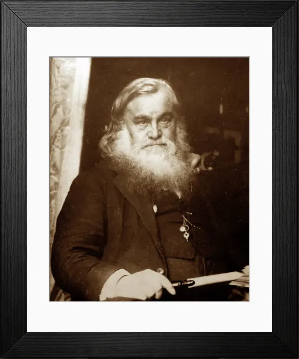 Framed Print : Henry James Slack, author of Marvels of Pond Life Framed Print : Henry James Slack, author of Marvels of Pond Life