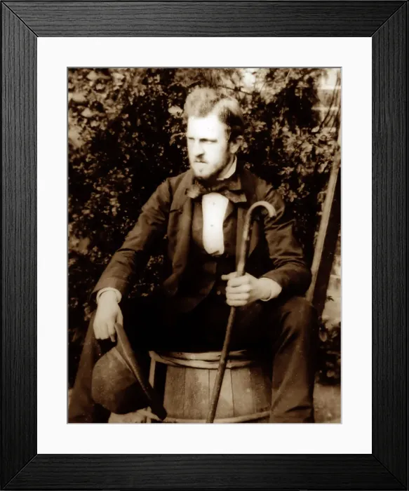 Framed Print : Washington Teasdale in 1853 Framed Print : Washington Teasdale in 1853