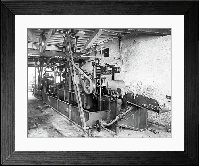 Framed Print : A wool washing machine in a woollen mill in Bradford Framed Print : A wool washing machine in a woollen mill in Bradford