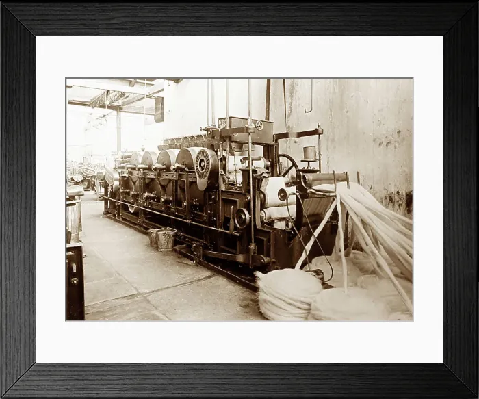 Framed Print : A backwashing machine in a woollen mill in Bradford Framed Print : A backwashing machine in a woollen mill in Bradford
