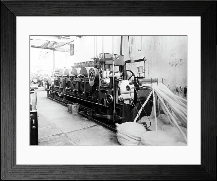 Framed Print : A backwashing machine in a woollen mill in Bradford Framed Print : A backwashing machine in a woollen mill in Bradford