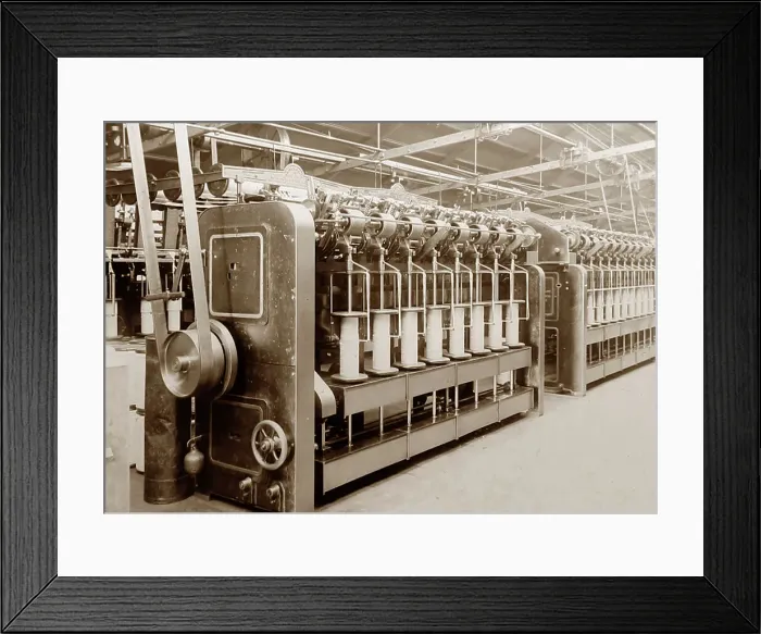 Framed Print : Cone Finishing Box Woollen Mill Bradford Wool Framed Print : Cone Finishing Box Woollen Mill Bradford Wool