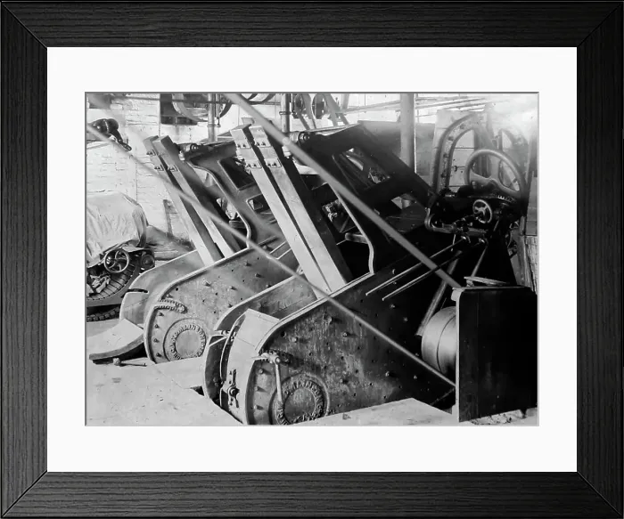 Framed Print : Milling cloth in a woollen mill in Bradford Framed Print : Milling cloth in a woollen mill in Bradford