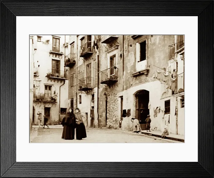 Framed Print : Monreale, Palermo, Sicily, Italy, early 1900s Framed Print : Monreale, Palermo, Sicily, Italy, early 1900s