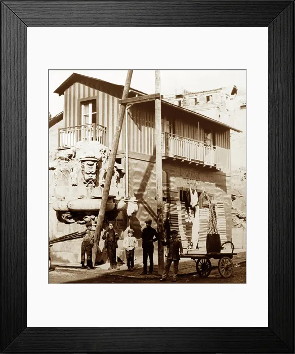 Framed Print : Messina, Sicily, Italy in 1910 Framed Print : Messina, Sicily, Italy in 1910