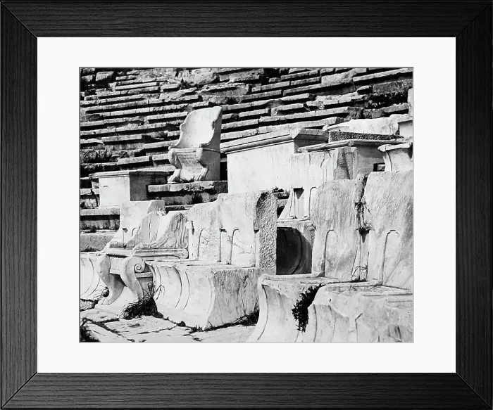 Framed Print : Theatre of Dionysus, Athens, Greece, early 1900s Framed Print : Theatre of Dionysus, Athens, Greece, early 1900s