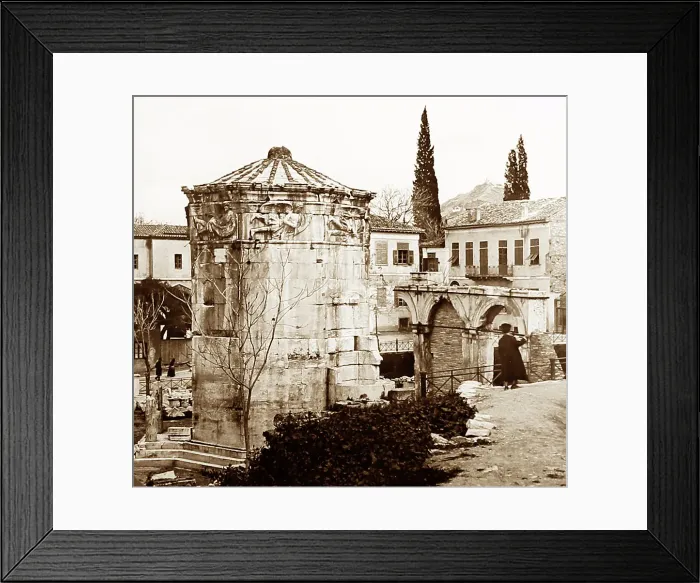 Framed Print : Tower of the Winds, Athens, Greece, early 1900s Framed Print : Tower of the Winds, Athens, Greece, early 1900s