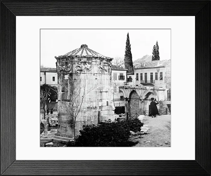 Framed Print : Tower of the Winds, Athens, Greece, early 1900s Framed Print : Tower of the Winds, Athens, Greece, early 1900s