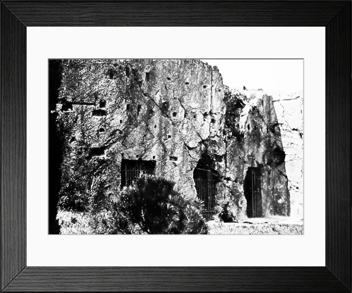 Framed Print : Prison of Socrates, Athens, Greece, early 1900s Framed Print : Prison of Socrates, Athens, Greece, early 1900s