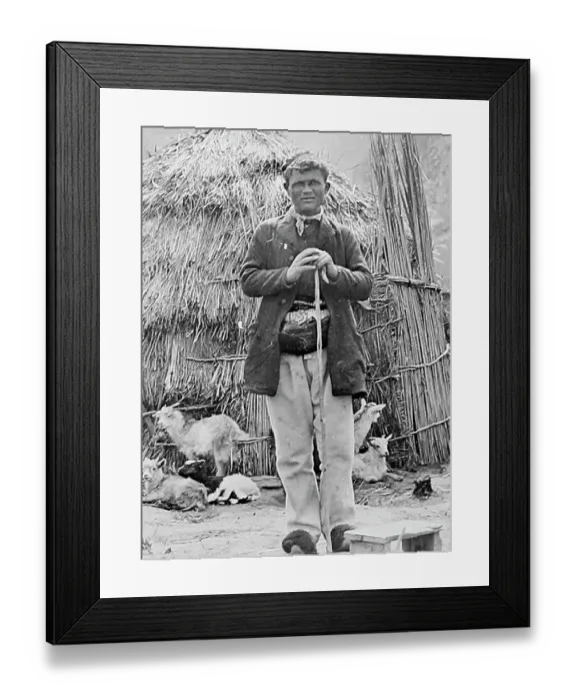 Framed Print : A Gypsy, Greece, early 1900s Framed Print : A Gypsy, Greece, early 1900s