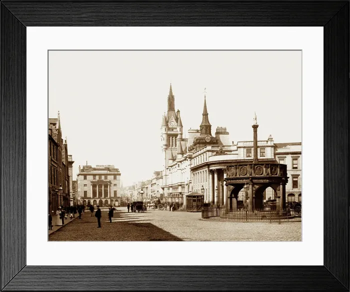 Framed Print : Aberdeen, Victorian period Framed Print : Aberdeen, Victorian period