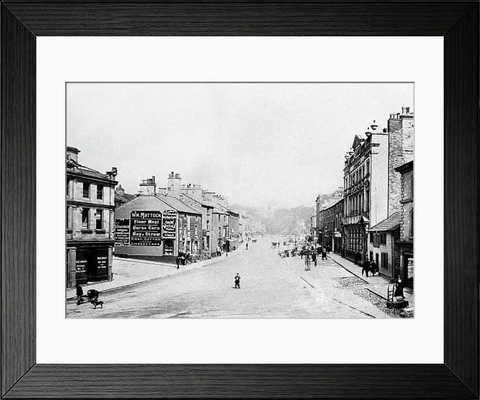Framed Print : Skipton High Street early 1900s Framed Print : Skipton High Street early 1900s