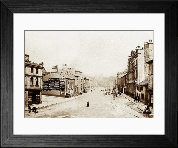 Framed Print : Skipton High Street early 1900s Framed Print : Skipton High Street early 1900s