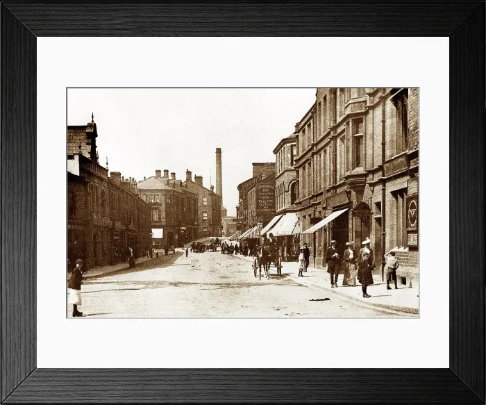 Framed Print : Skipton Swadford Street early 1900s Framed Print : Skipton Swadford Street early 1900s