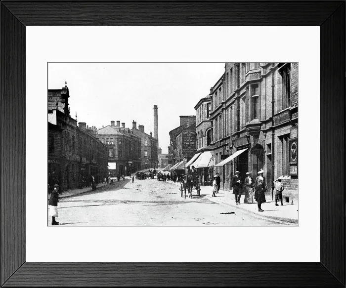 Framed Print : Skipton Swadford Street early 1900s Framed Print : Skipton Swadford Street early 1900s