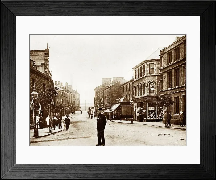 Framed Print : Skipton Swadford Street early 1900s Framed Print : Skipton Swadford Street early 1900s