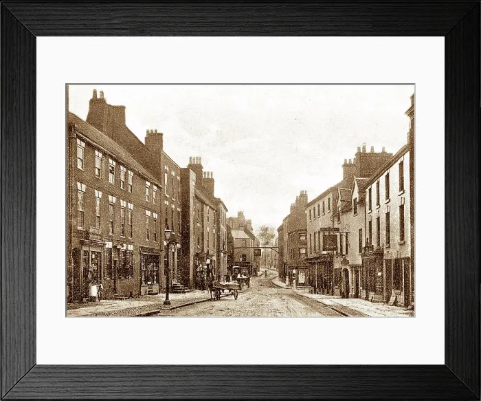 Framed Print : Ashbourne Church Street early 1900s Framed Print : Ashbourne Church Street early 1900s