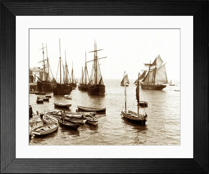Framed Print : Appledore, early 1900s Framed Print : Appledore, early 1900s
