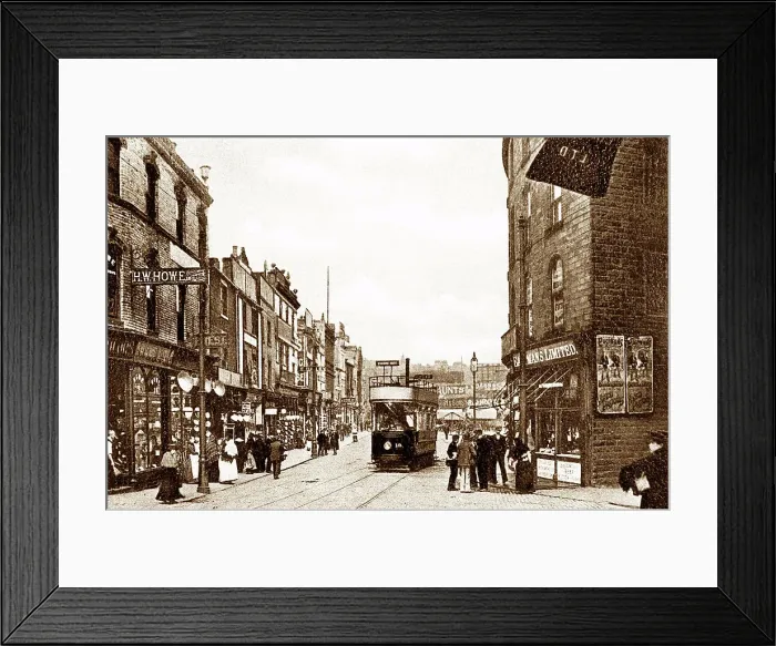 Framed Print : Barnsley Cheapside early 1900s Framed Print : Barnsley Cheapside early 1900s
