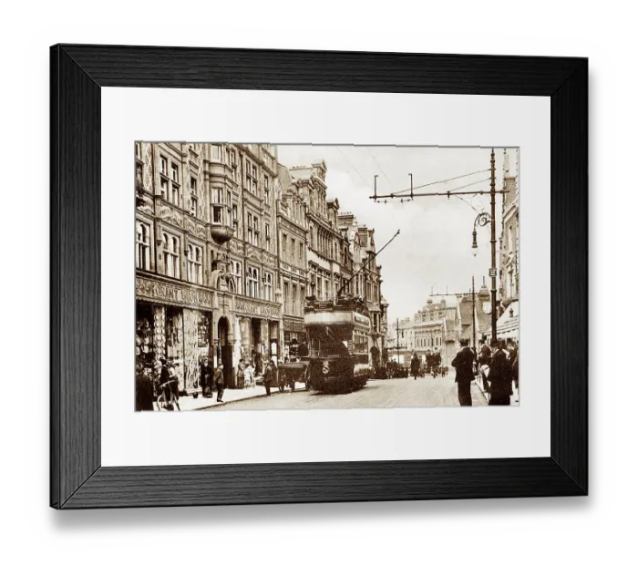 Framed Print : Croydon High Street early 1900s Framed Print : Croydon High Street early 1900s