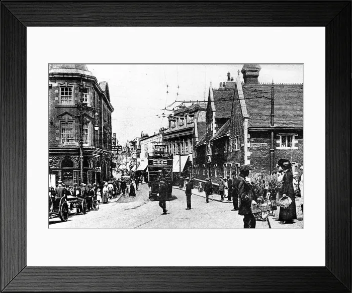 Framed Print : Croydon North End early 1900s Framed Print : Croydon North End early 1900s