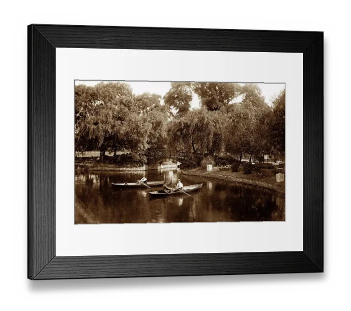 Framed Print : Croydon Wandle Park early 1900s Framed Print : Croydon Wandle Park early 1900s