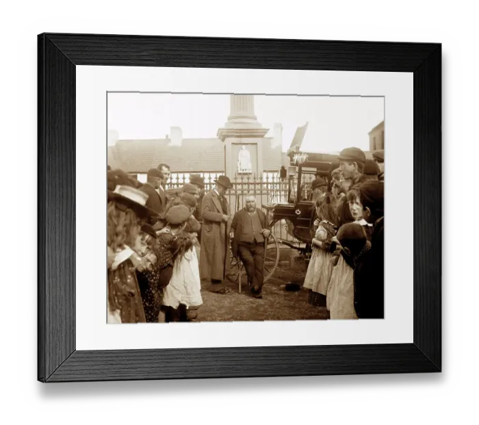 Framed Print : Ballyclare May Fair Street Dentist Victorian period Framed Print : Ballyclare May Fair Street Dentist Victorian period