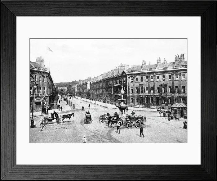 Framed Print : Bath Great Pulteney Street early 1900s Framed Print : Bath Great Pulteney Street early 1900s