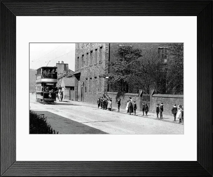 Framed Print : Rawtenstall Burnley Road early 1900s Framed Print : Rawtenstall Burnley Road early 1900s