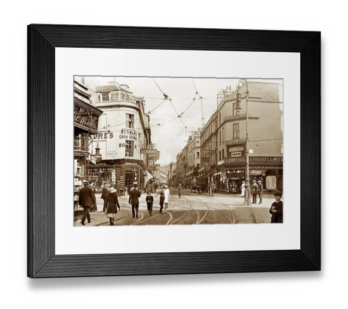 Framed Print : Bath Stall Street early 1900s Framed Print : Bath Stall Street early 1900s