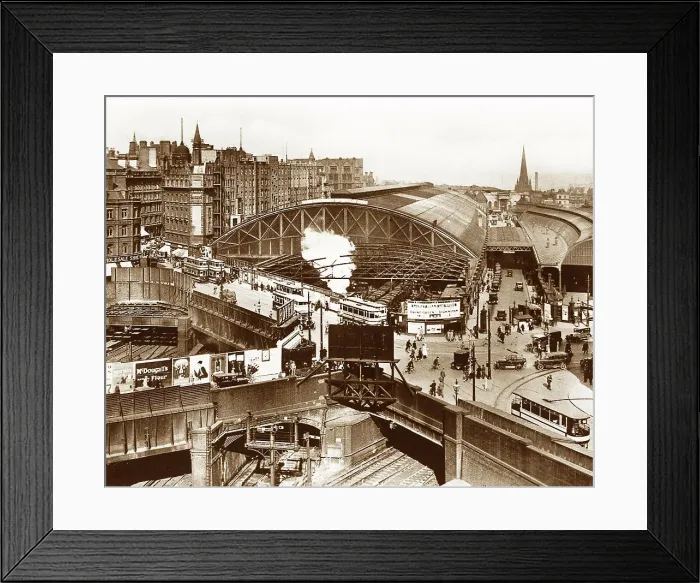Framed Print : New Street Station, Birmingham, early 1900s Framed Print : New Street Station, Birmingham, early 1900s