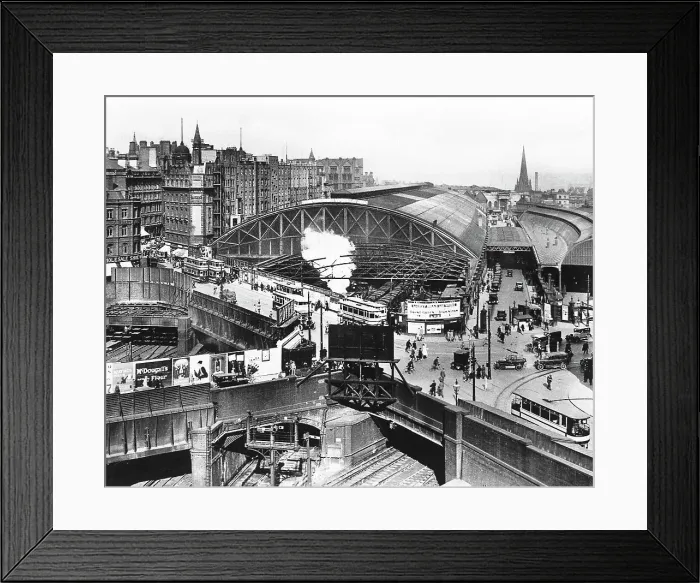 Framed Print : Birmingham New Street Station in the 1920s Framed Print : Birmingham New Street Station in the 1920s