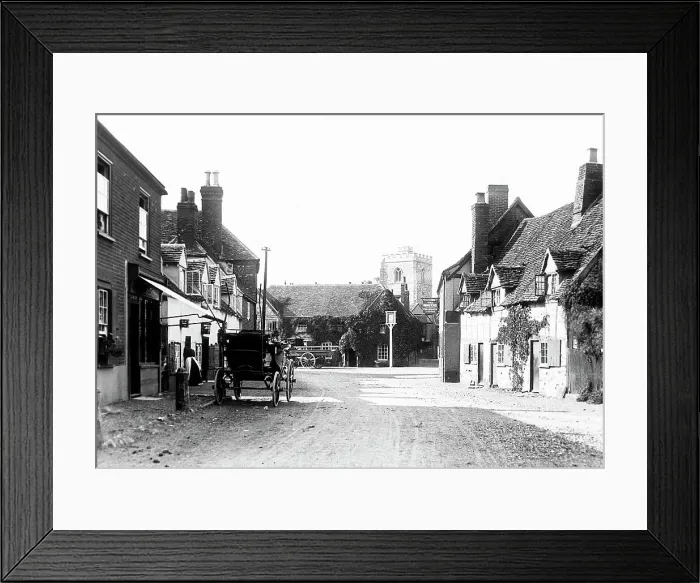 Framed Print : Bray Village Victorian period Framed Print : Bray Village Victorian period