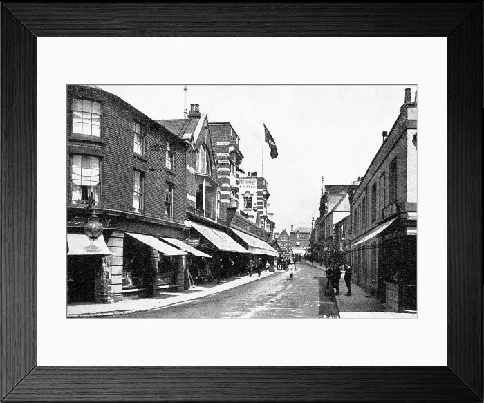 Framed Print : Basingstoke Winchester Street early 1900s Framed Print : Basingstoke Winchester Street early 1900s
