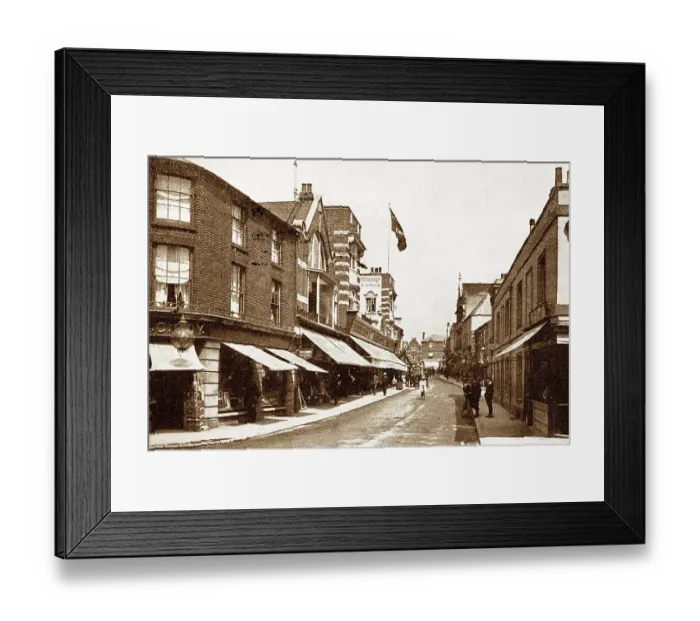 Framed Print : Basingstoke Winchester Street early 1900s Framed Print : Basingstoke Winchester Street early 1900s