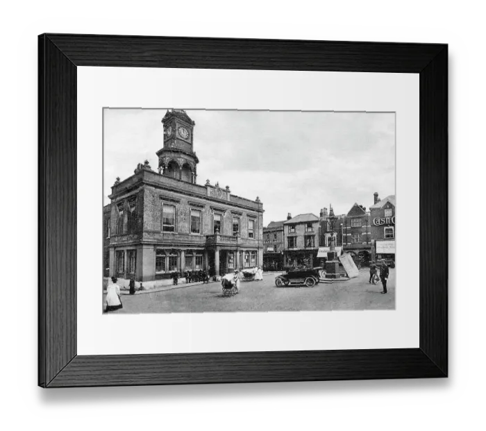 Framed Print : Basingstoke Town Hall probably 1920s Framed Print : Basingstoke Town Hall probably 1920s