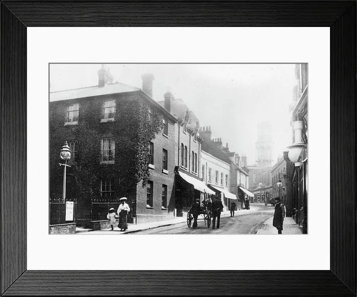 Framed Print : Basingstoke Wote Street early 1900s Framed Print : Basingstoke Wote Street early 1900s
